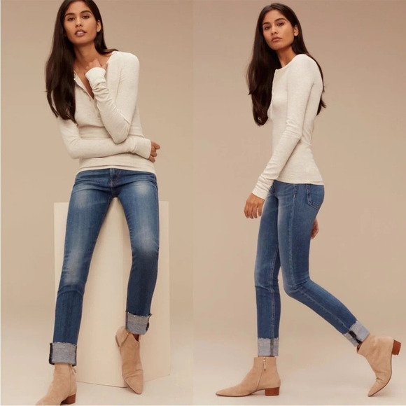 Rag & Bone 10” Dre Boyfriend Jeans Bainbridge Denim Women’s Casual 25 - Picture 1 of 12